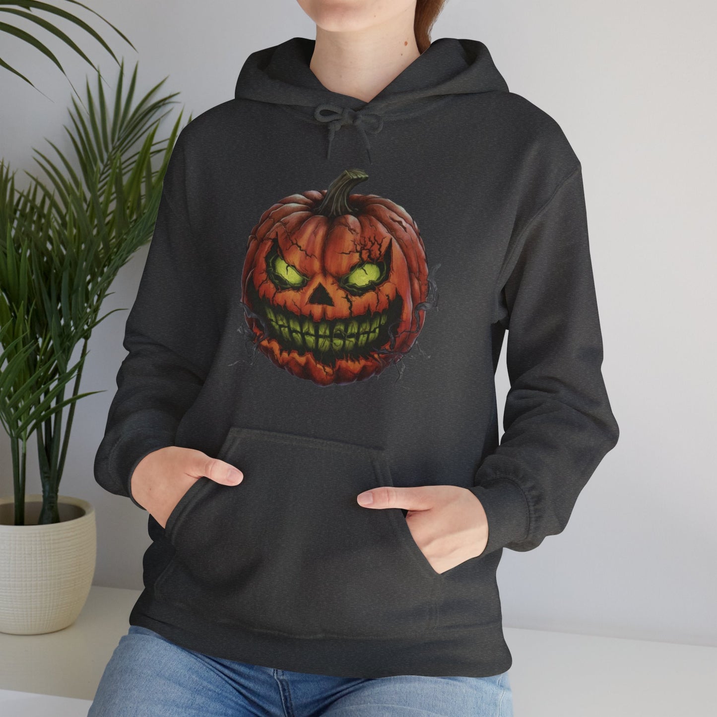 Angry Pumpkin Unisex Heavy Blend™ Hooded Sweatshirt