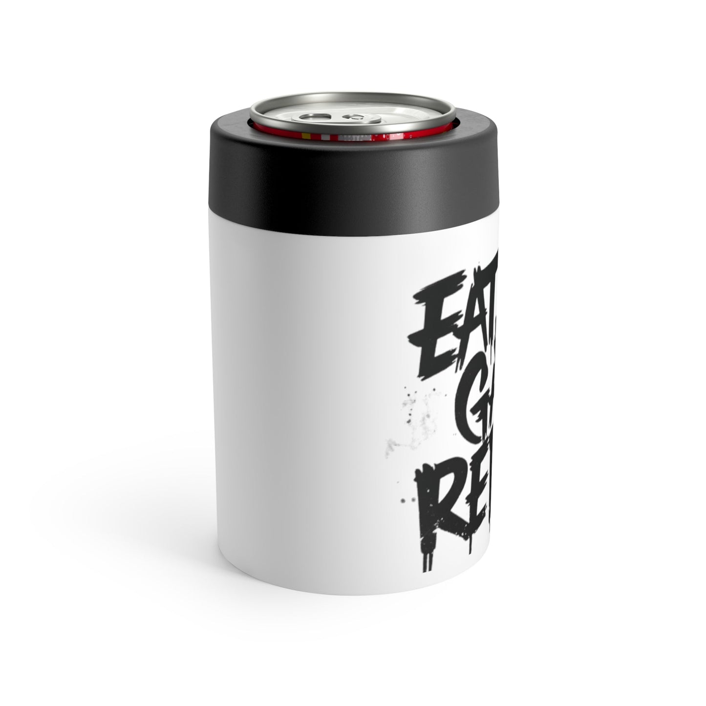 Eat, Sleep, Game, Repeat. 12oz. Can Holder | Gamer Gift & Merch | Madfox Creations Co.