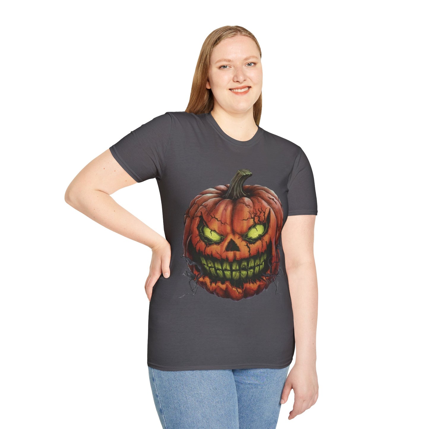 Angry Pumpkin Unisex Softstyle T-Shirt