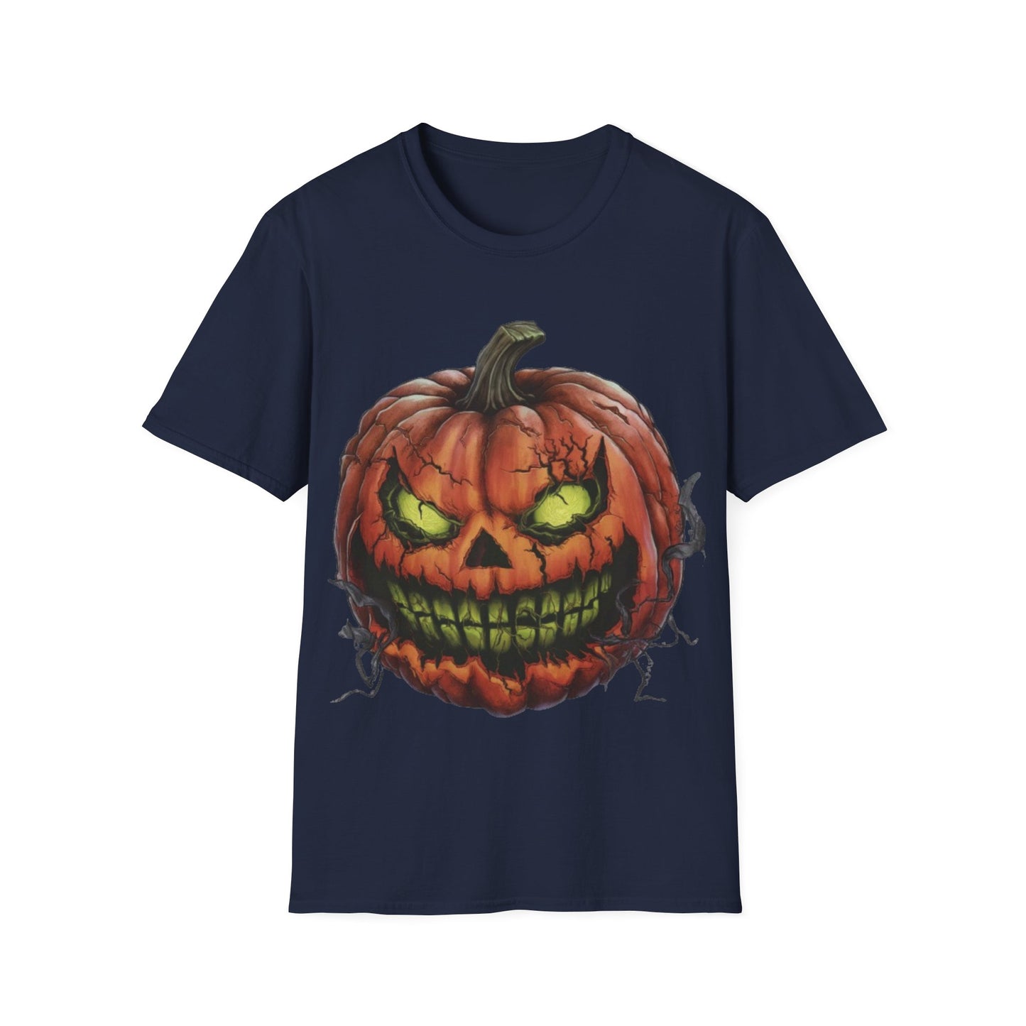 Angry Pumpkin Unisex Softstyle T-Shirt