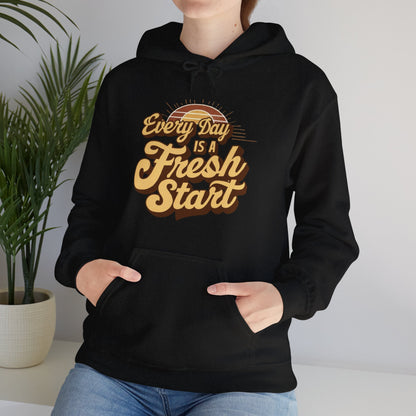 Every Day Is A Fresh Start Unisex Heavy Blend™ Hooded Sweatshirt