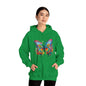 Butterfly Paint Splash Unisex Heavy Blend™ Hooded Sweatshirt