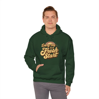 Every Day Is A Fresh Start Unisex Heavy Blend™ Hooded Sweatshirt