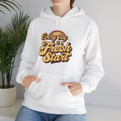 Every Day Is A Fresh Start Unisex Heavy Blend™ Hooded Sweatshirt