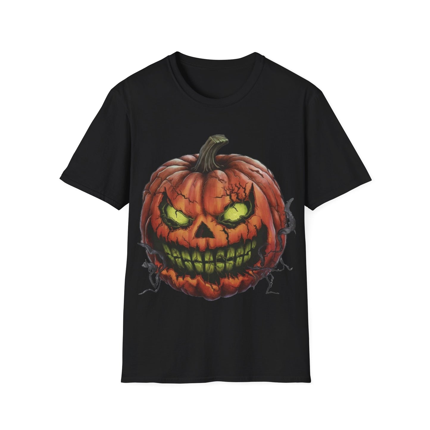 Angry Pumpkin Unisex Softstyle T-Shirt