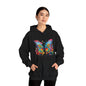 Butterfly Paint Splash Unisex Heavy Blend™ Hooded Sweatshirt