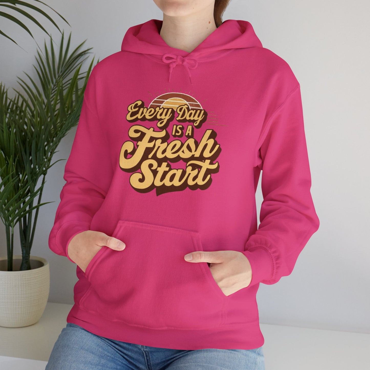 Every Day Is A Fresh Start Unisex Heavy Blend™ Hooded Sweatshirt