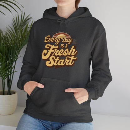 Every Day Is A Fresh Start Unisex Heavy Blend™ Hooded Sweatshirt