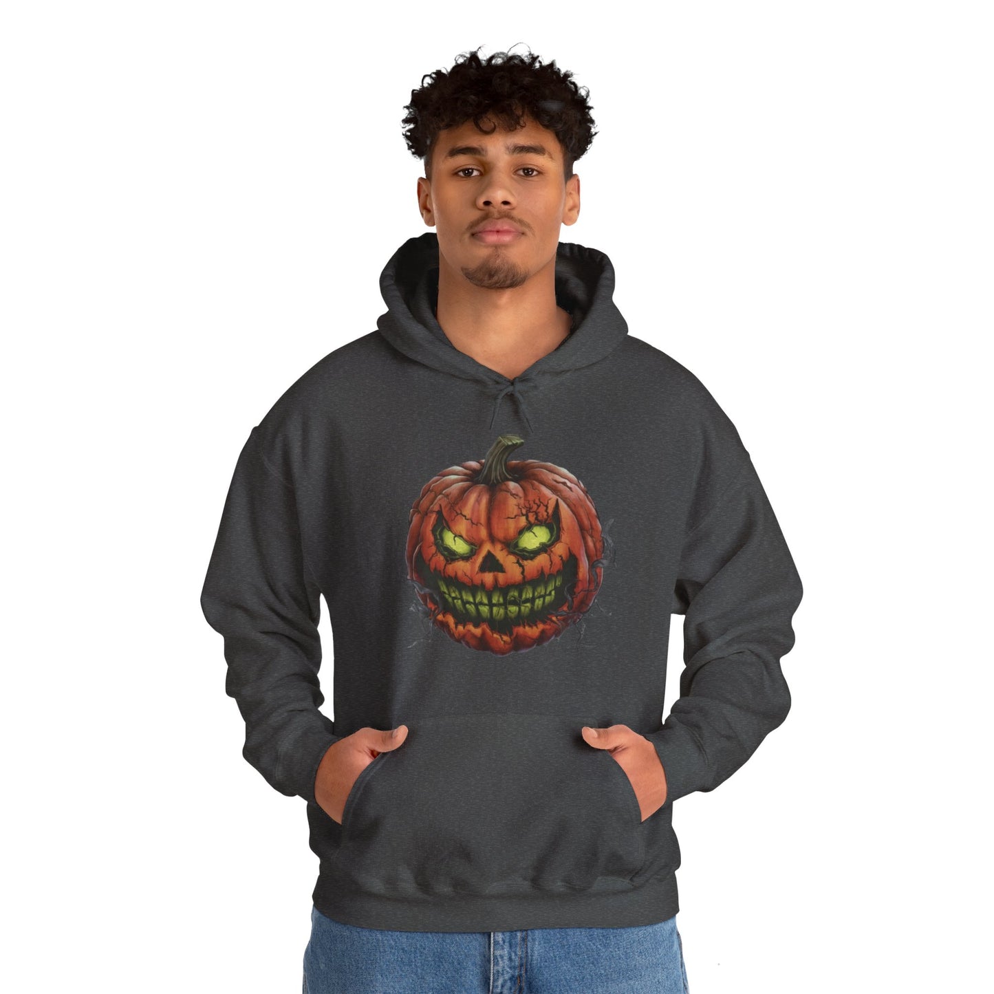 Angry Pumpkin Unisex Heavy Blend™ Hooded Sweatshirt