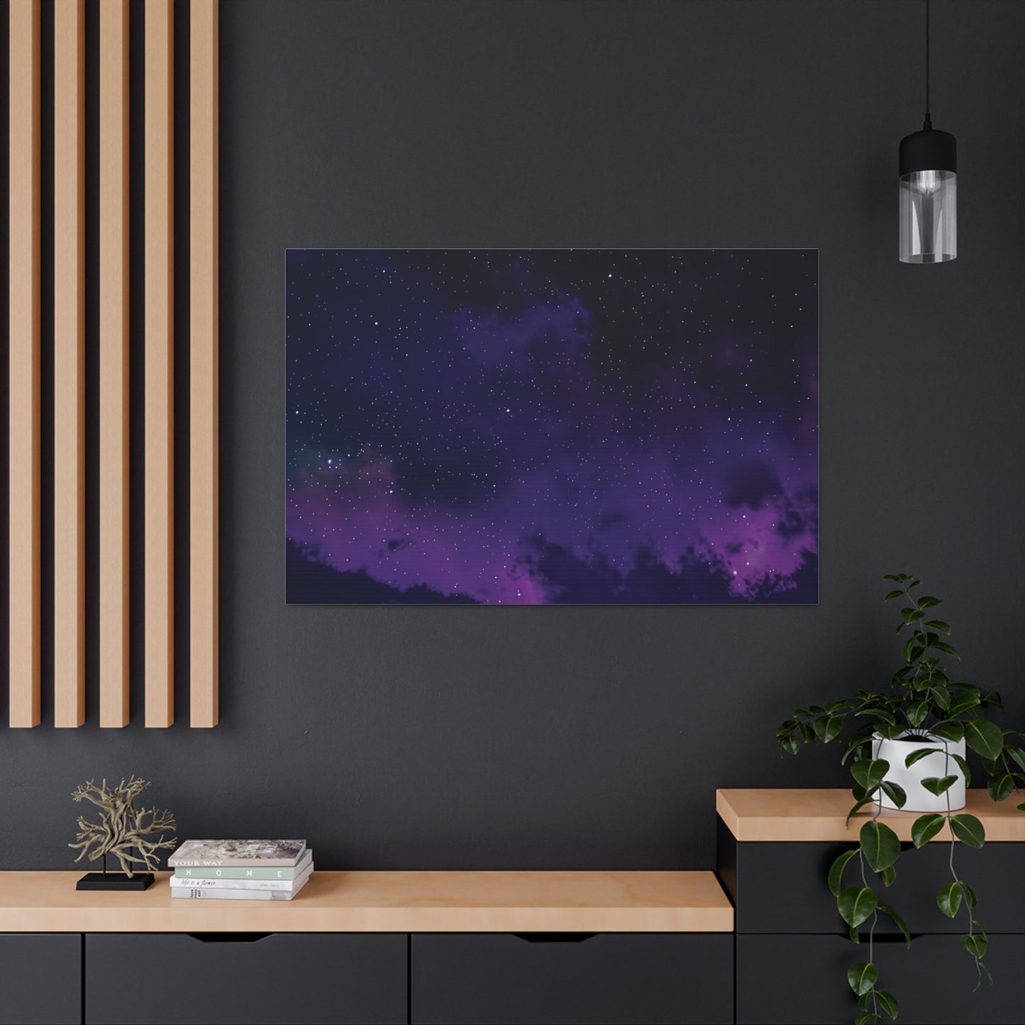 Starry Night Sky Canvas | Housewarming Gift | Madfox Creations Co.