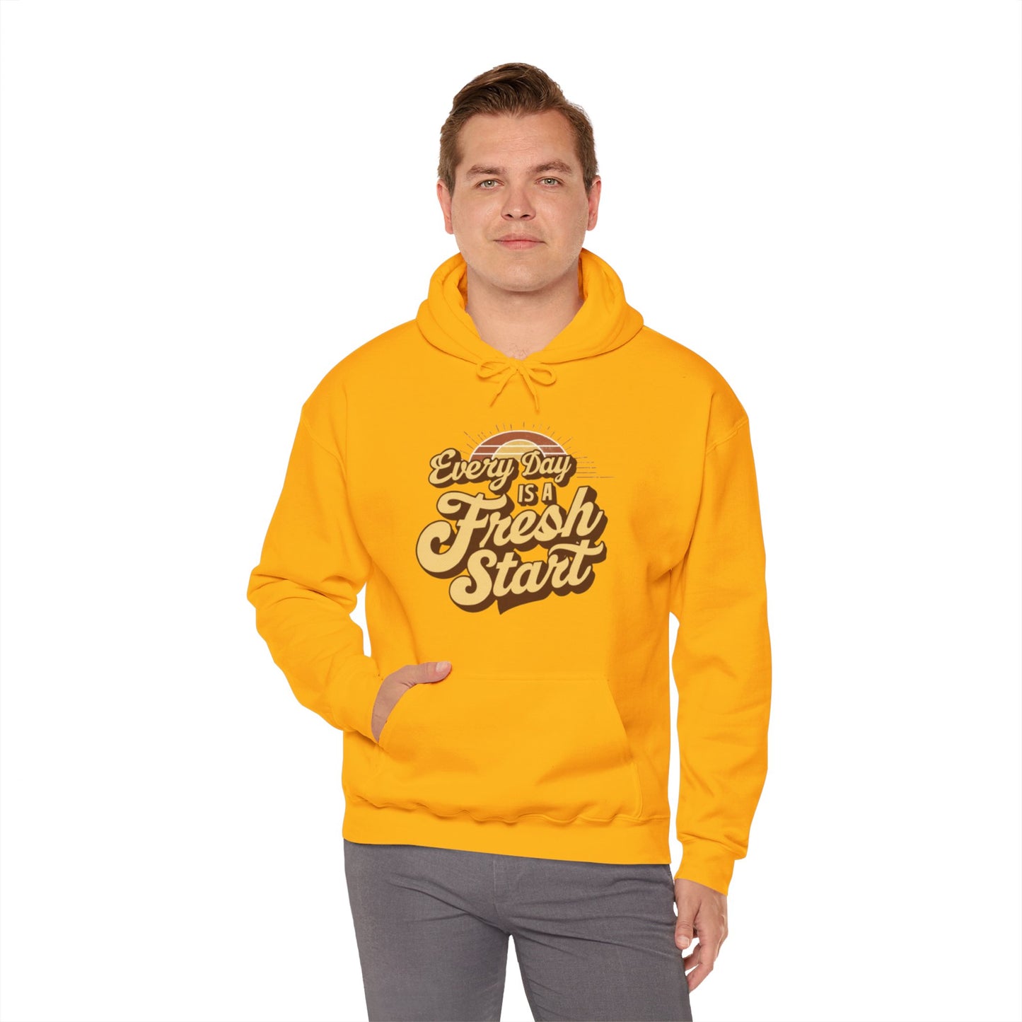 Every Day Is A Fresh Start Unisex Heavy Blend™ Hooded Sweatshirt