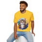 Cute Cat Painting Shirt | Cat Lover Gift | Unisex Softstyle Tee | Madfox Creations Co.