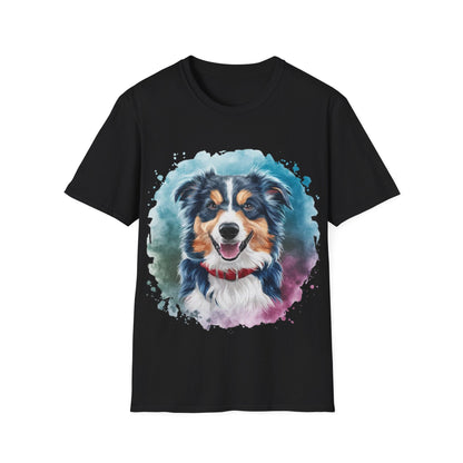 Cute Dog Painting Shirt | Dog Lover Gift | Unisex Softstyle Tee | Madfox Creations Co.