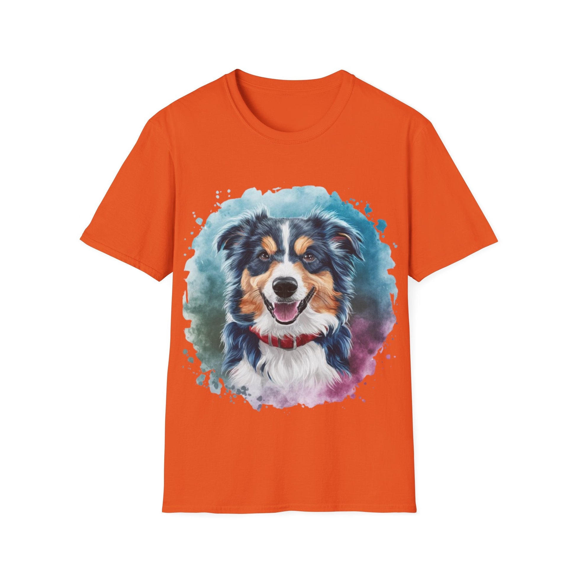 Cute Dog Painting Shirt | Dog Lover Gift | Unisex Softstyle Tee | Madfox Creations Co.