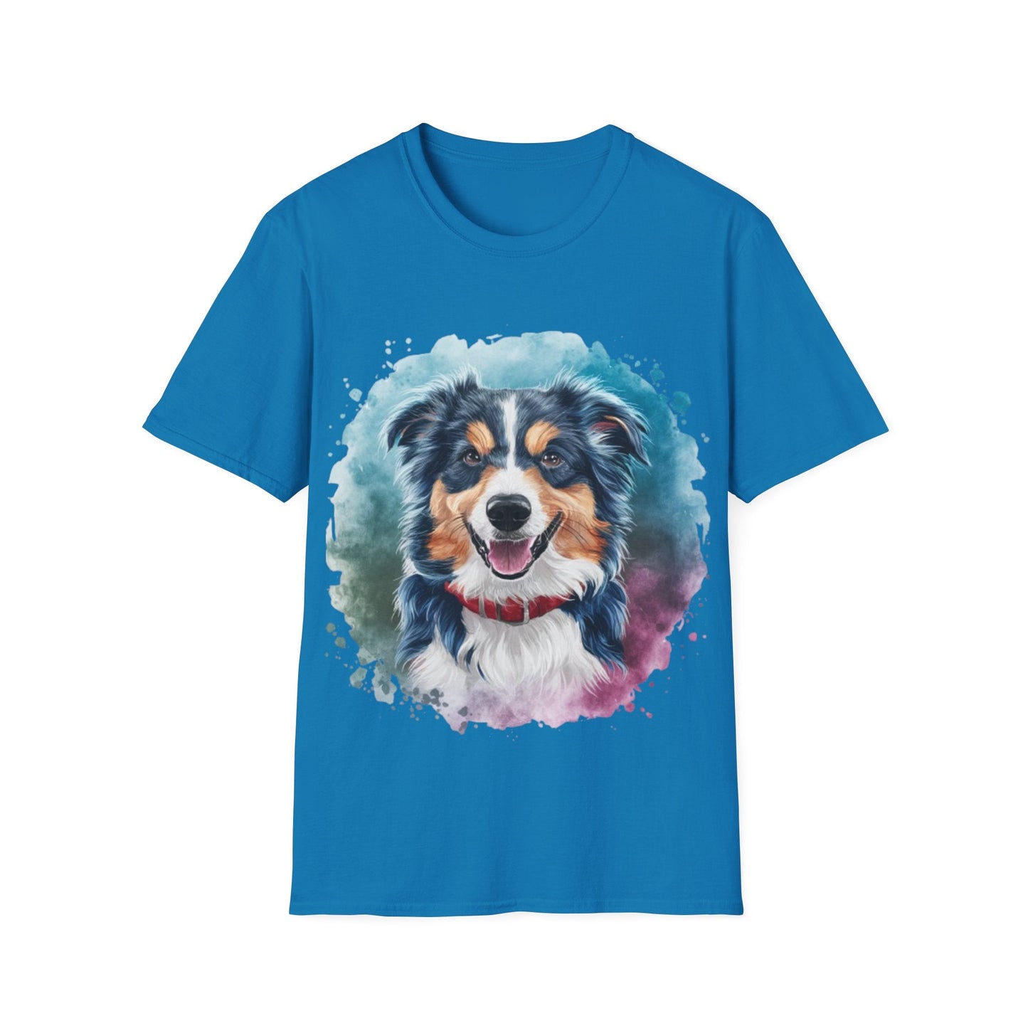 Cute Dog Painting Shirt | Dog Lover Gift | Unisex Softstyle Tee | Madfox Creations Co.