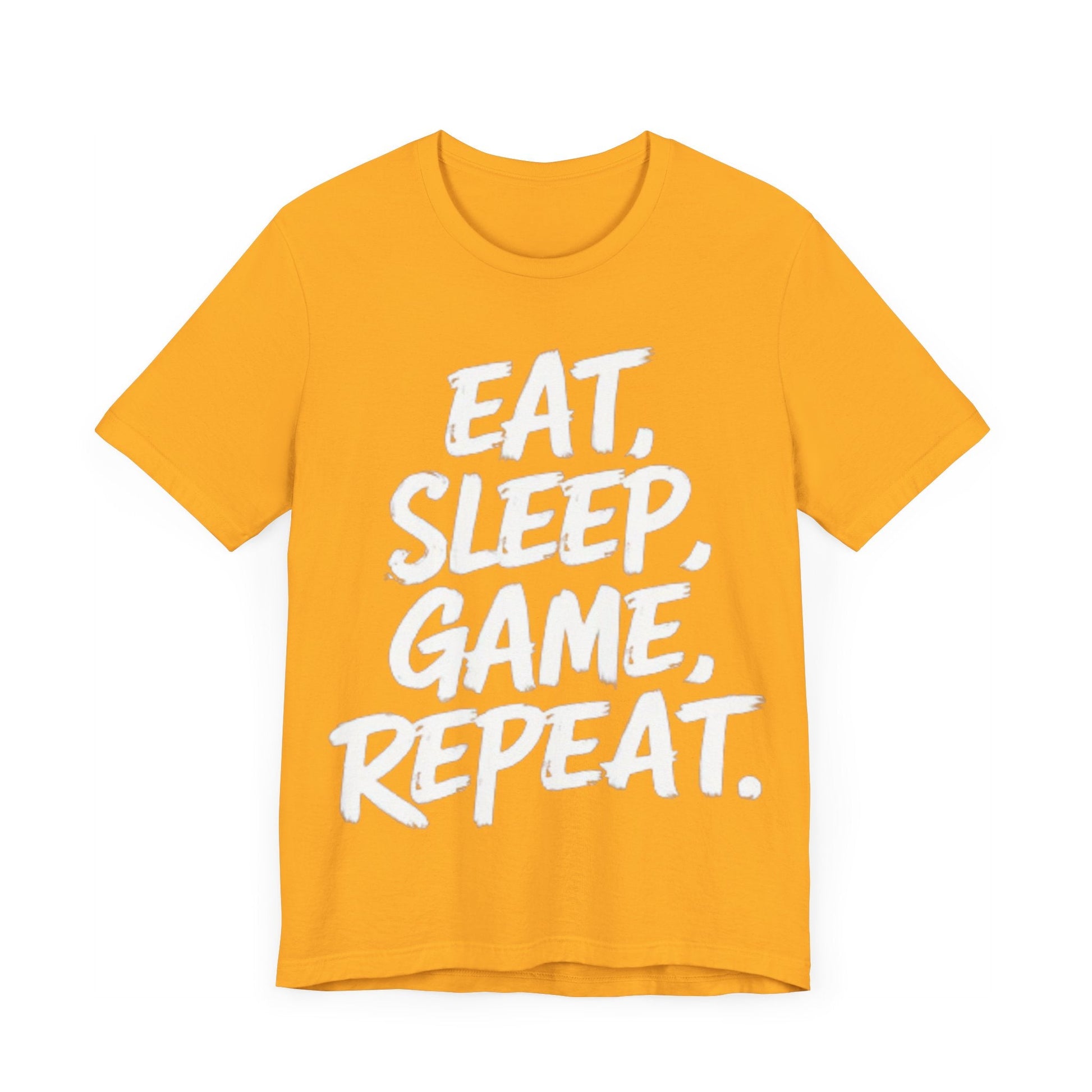 Eat, Sleep, Game, Repeat. T-Shirt | Gamer Gift | Unisex Jersey Short Sleeve Tee | Madfox Creations Co.