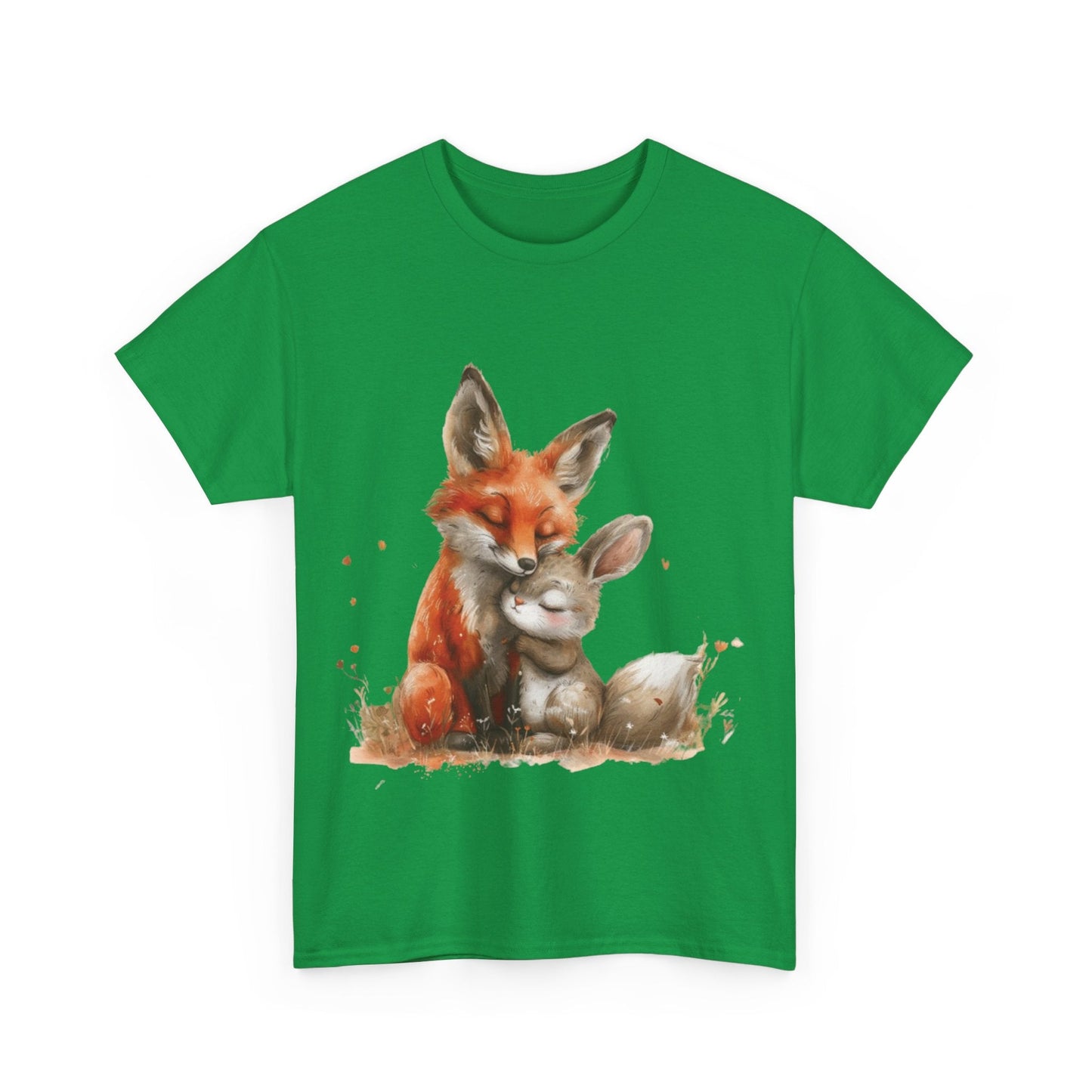 Fox And Bunny Shirt | Couples Gift | Unisex Heavy Cotton Tee | Madfox Creations Co.