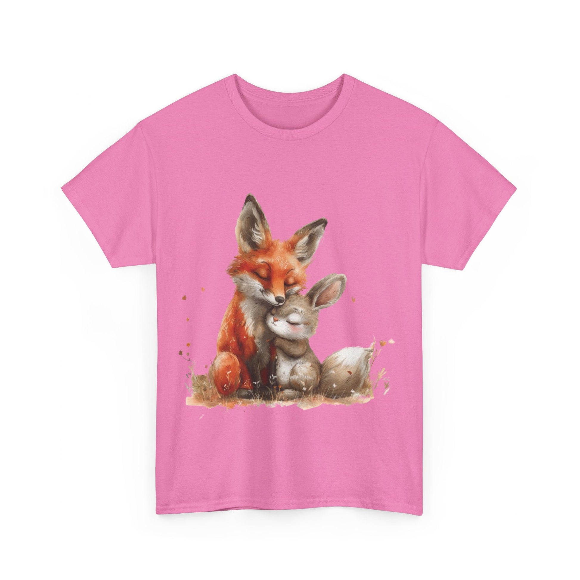 Fox And Bunny Shirt | Couples Gift | Unisex Heavy Cotton Tee | Madfox Creations Co.