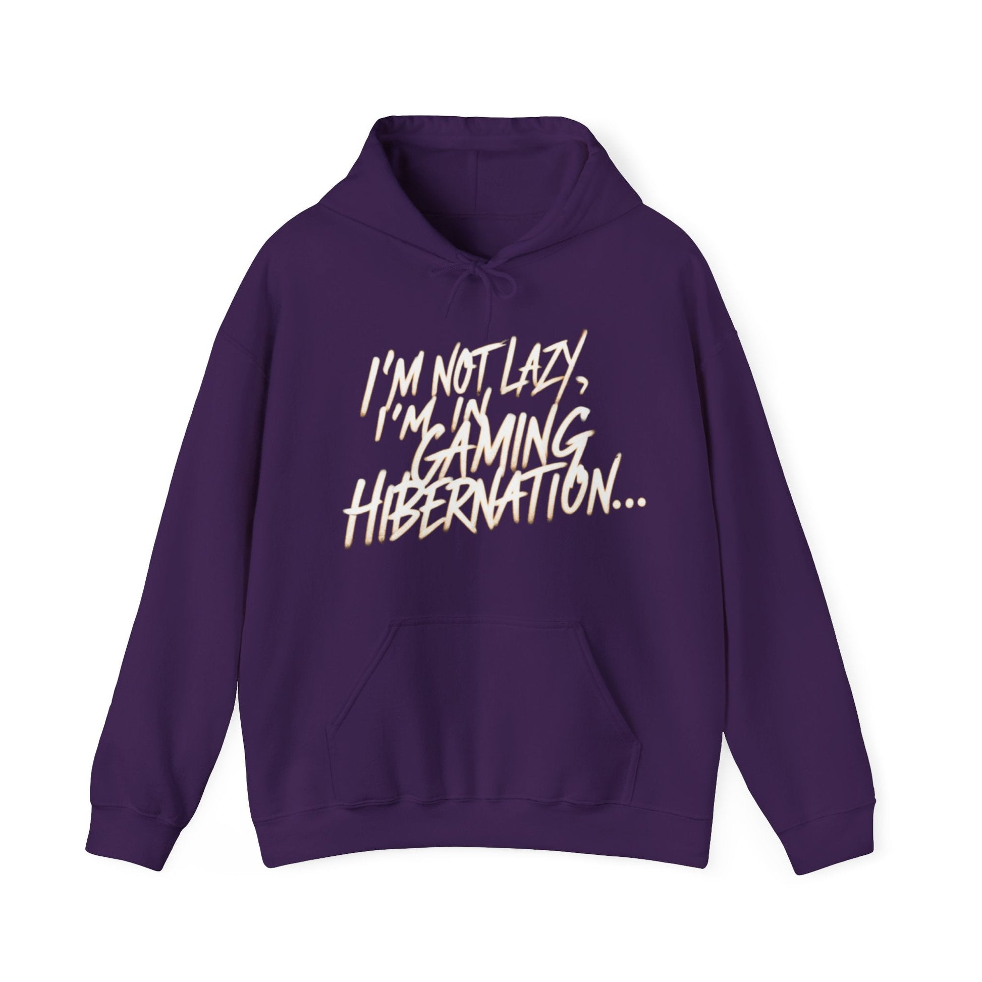 Gaming Hoodie | I'm Not Lazy, I'm In Gaming Hibernation... | Unisex Heavy Blend™ Hooded Sweatshirt | Madfox Creations Co.