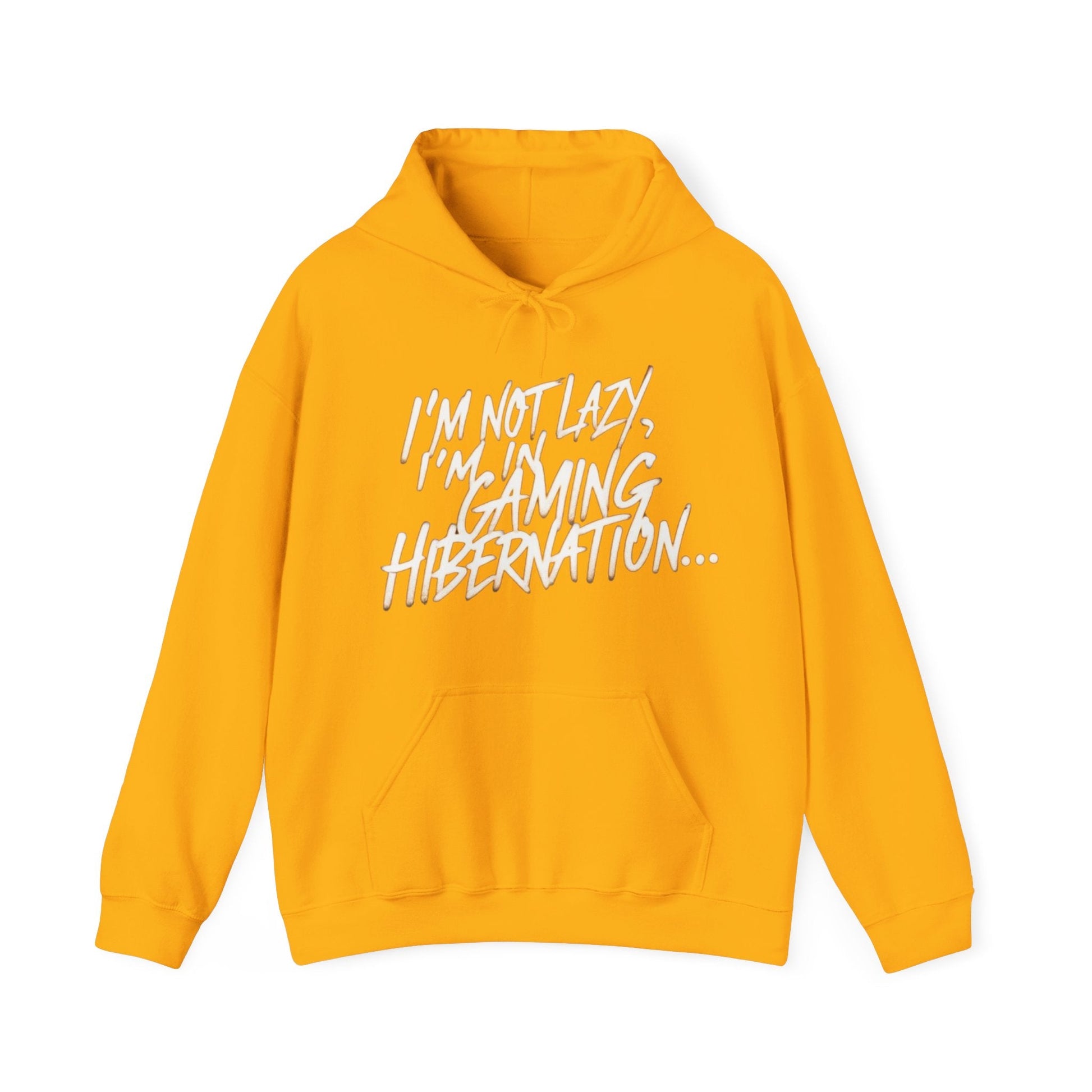 Gaming Hoodie | I'm Not Lazy, I'm In Gaming Hibernation... | Unisex Heavy Blend™ Hooded Sweatshirt | Madfox Creations Co.