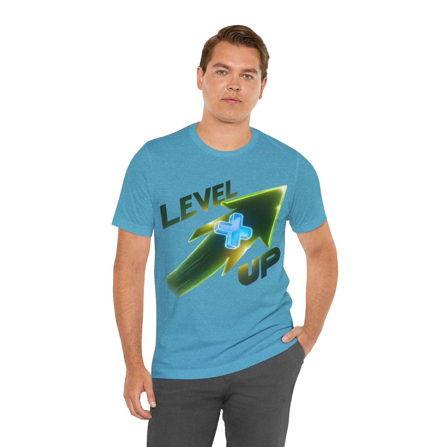 Level Up T-Shirt | Gamer Gift | Unisex Heavy Cotton Tee | Madfox Creations Co.