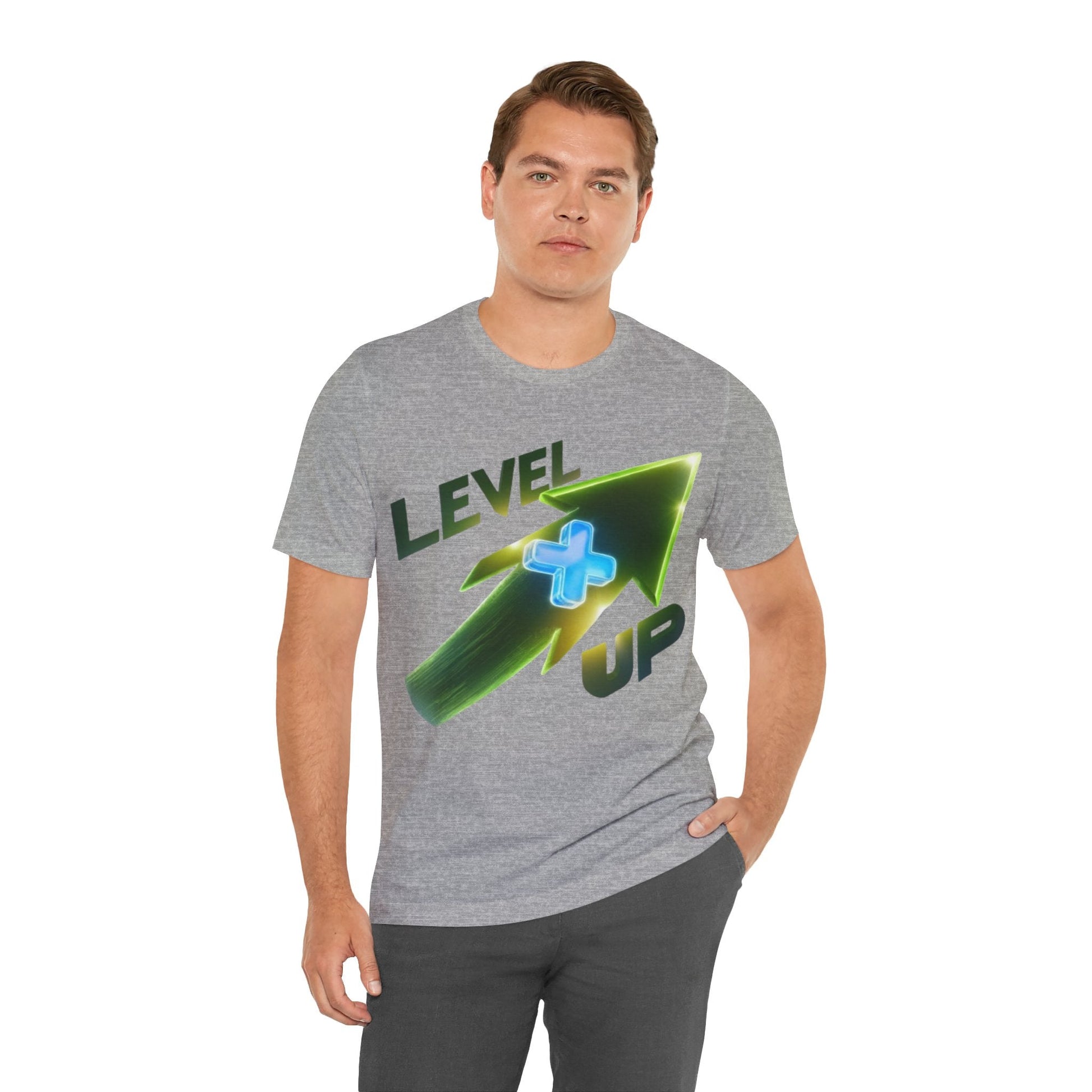 Level Up T-Shirt | Gamer Gift | Unisex Heavy Cotton Tee | Madfox Creations Co.