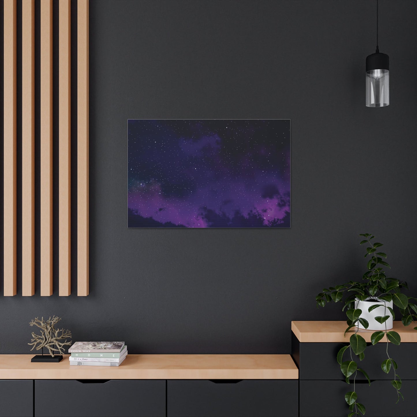 Starry Night Sky Canvas | Housewarming Gift | Madfox Creations Co.