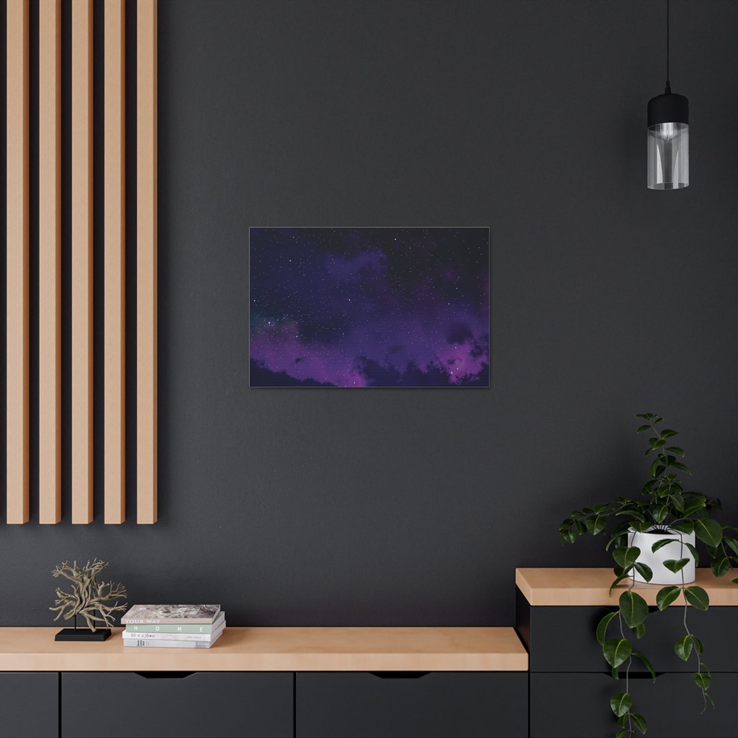 Starry Night Sky Canvas | Housewarming Gift | Madfox Creations Co.