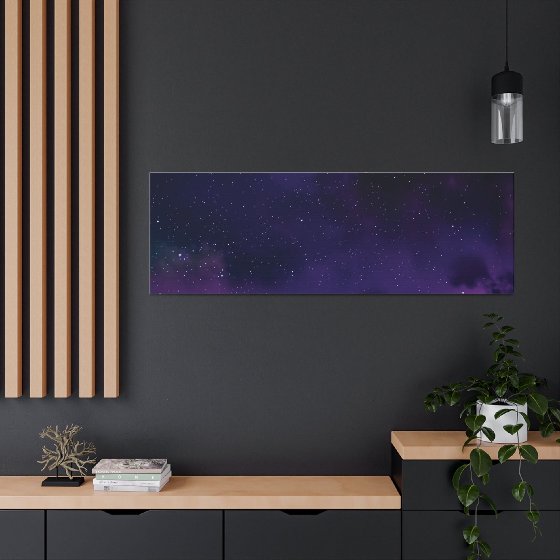 Starry Night Sky Canvas | Housewarming Gift | Madfox Creations Co.